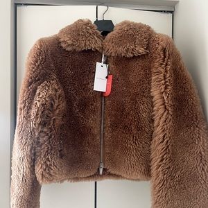 The Arrivals Kala III Natural Shearling Jacket - NWT!